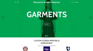 Precision Garment eCommerce Website