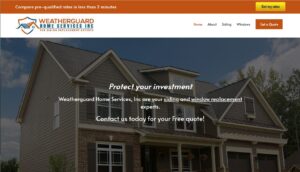 WeatherGuard Website Design and Hosting