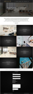 Website design in Tacoma for Midnight Tile and Remodel LLC